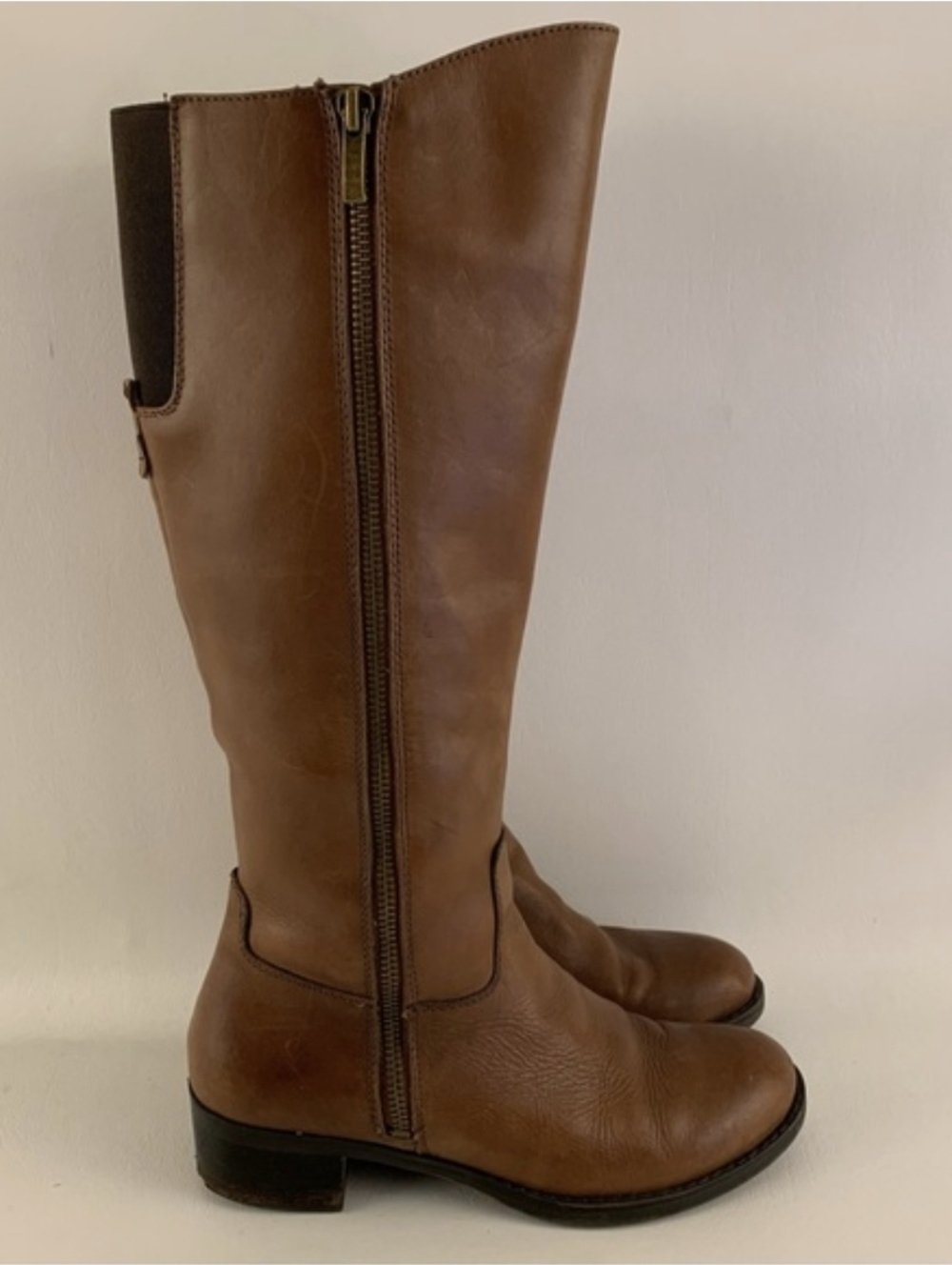 Franco Sarto Women's Christina Boots Chestnut Brown Leather Size 8 - Picture 5 of 13